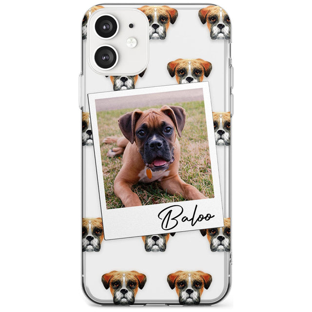 Boxer - Custom Dog Photo Black Impact Phone Case for iPhone 11