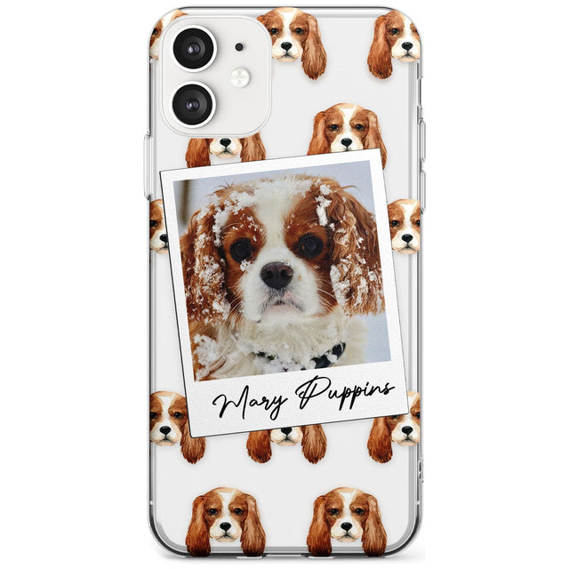 Cavalier King Charles - Custom Dog Photo Black Impact Phone Case for iPhone 11