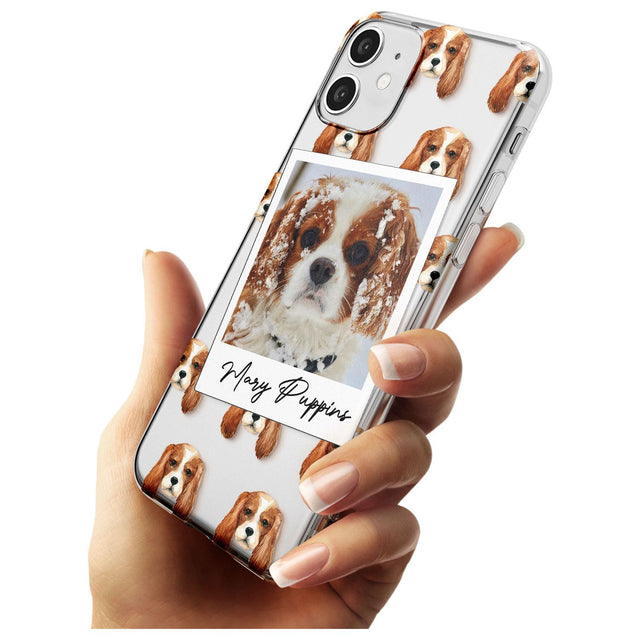 Cavalier King Charles - Custom Dog Photo Black Impact Phone Case for iPhone 11