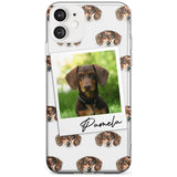 Dachshund, Brown - Custom Dog Photo Black Impact Phone Case for iPhone 11