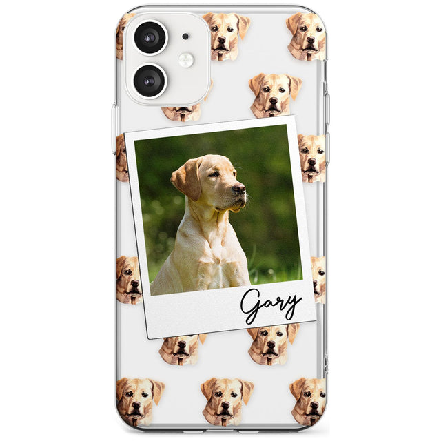 Labrador, Tan - Custom Dog Photo Black Impact Phone Case for iPhone 11