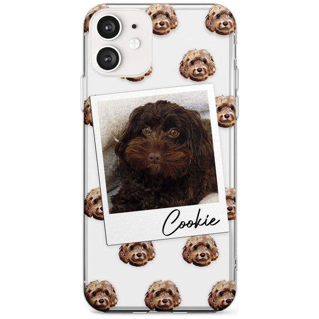 Cockapoo, Brown - Custom Dog Photo Black Impact Phone Case for iPhone 11