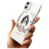 Black Cocker Spaniel - Watercolour Dog Portrait Slim TPU Phone Case for iPhone 11