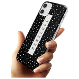 Custom Black Dots iPhone Case   Custom Phone Case - Case Warehouse