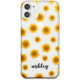 Sunflowers & Cursive iPhone Case  Slim Case Custom Phone Case - Case Warehouse