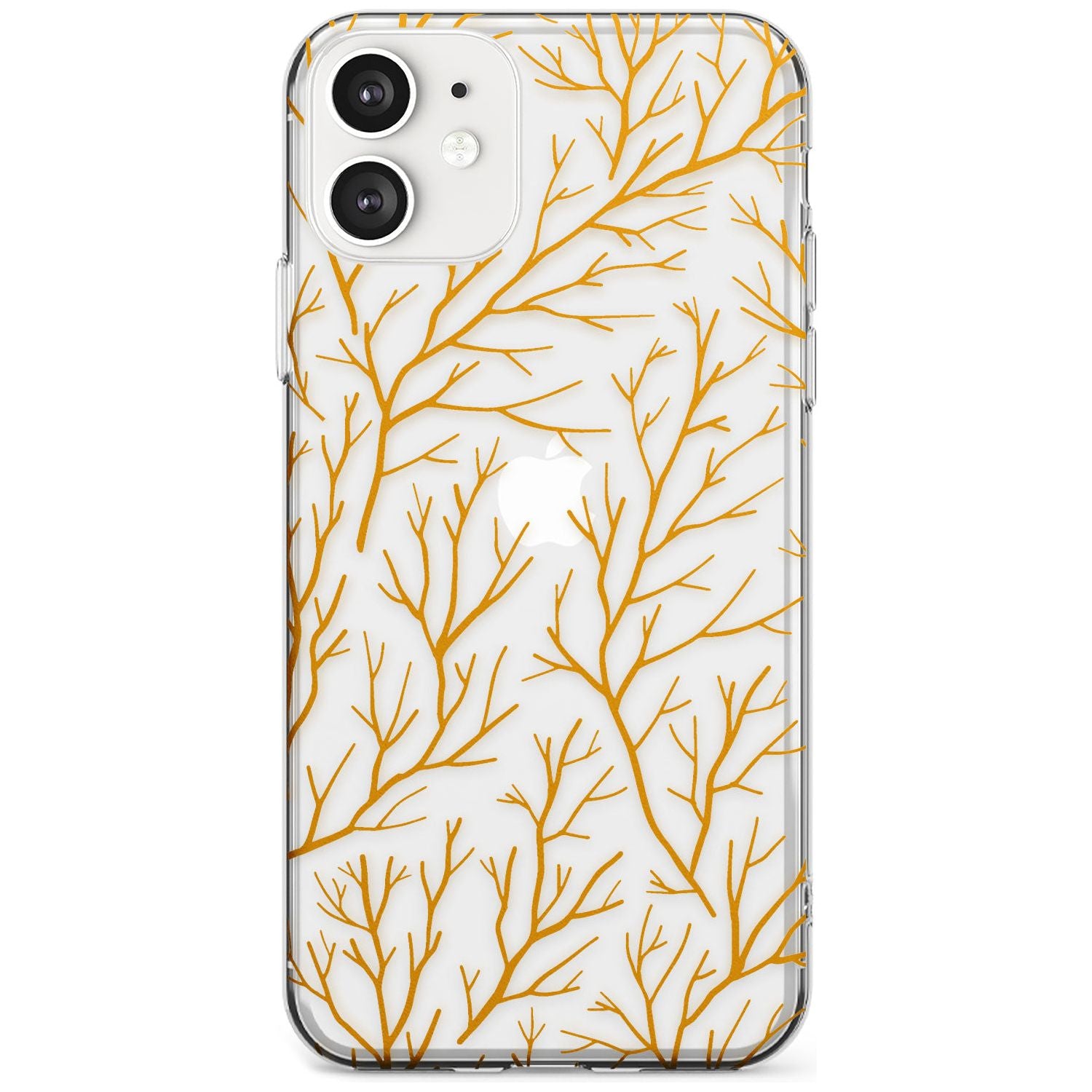 Personalised Bramble Branches Pattern Slim TPU Phone Case for iPhone 11