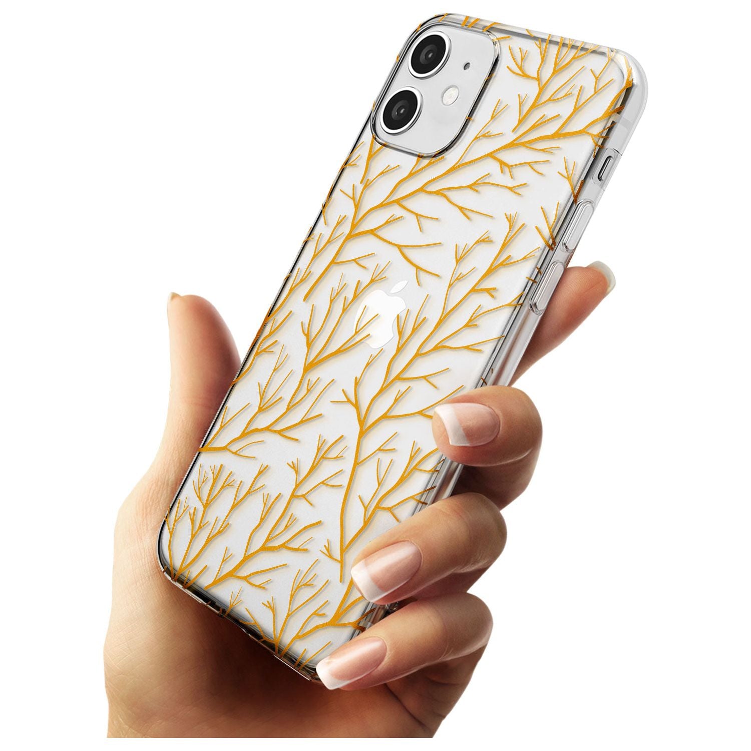 Personalised Bramble Branches Pattern Slim TPU Phone Case for iPhone 11