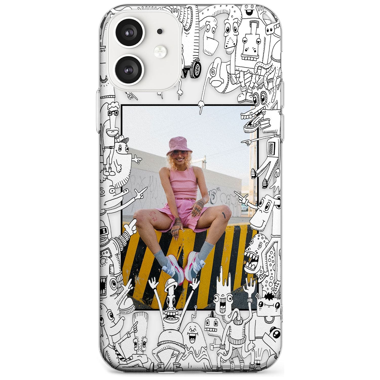 Personalised Look At This Photo Case Custom Phone Case iPhone 12 / Clear Case,iPhone 12 Mini / Clear Case,iPhone 11 / Clear Case Blanc Space