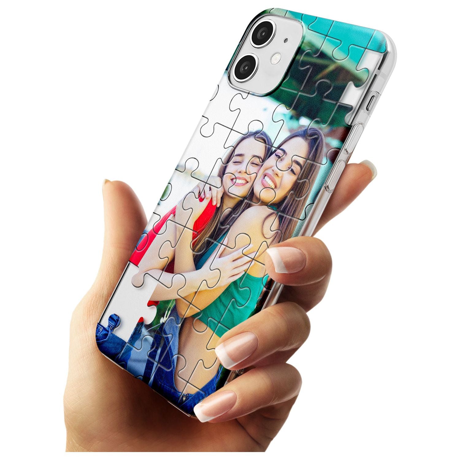Personalised Jigsaw Puzzle Photo Slim TPU Phone Case for iPhone 11