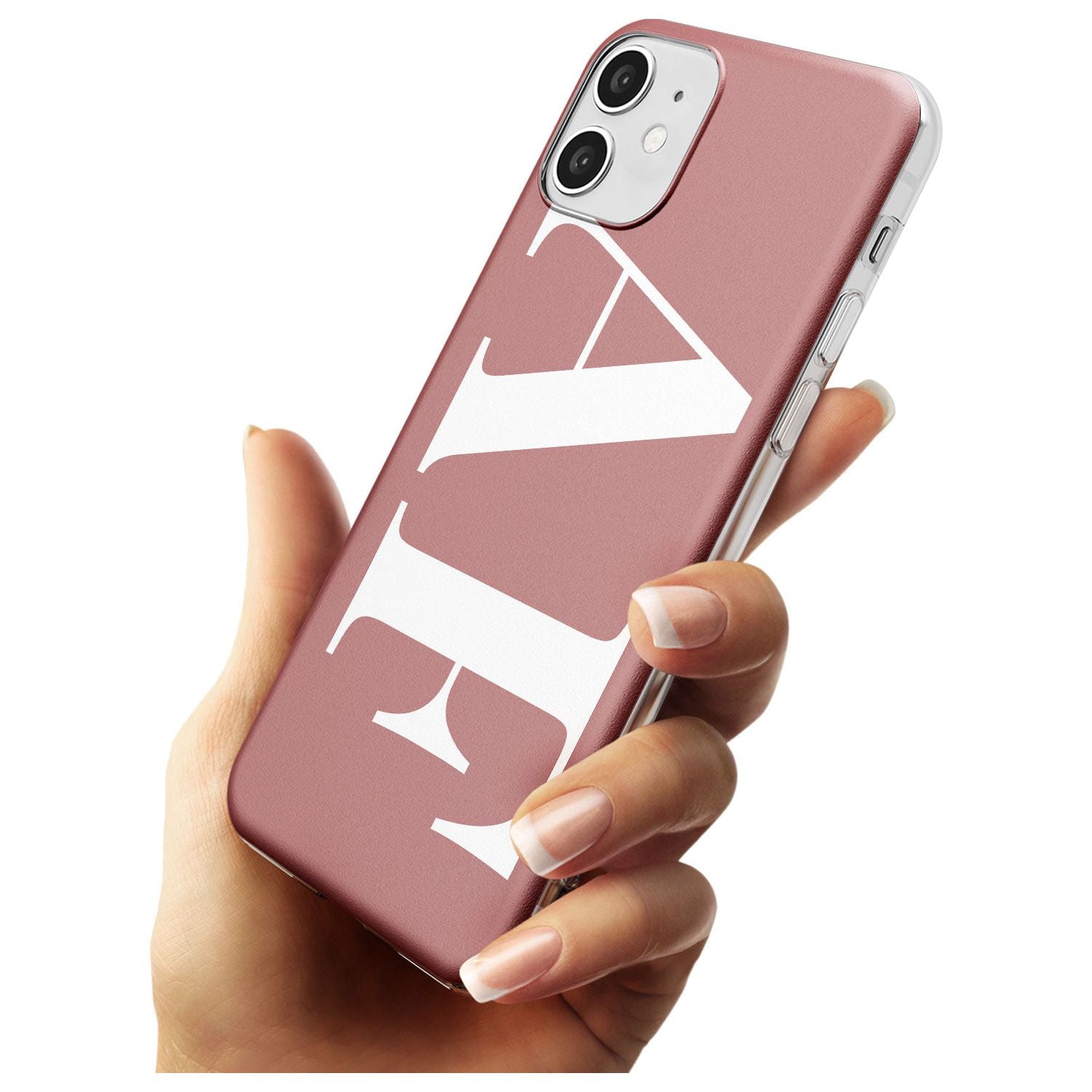 White & Rose Personalised iPhone Case   Custom Phone Case - Case Warehouse