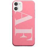 Light & Dark Pink Personalised iPhone Case  Slim Case Custom Phone Case - Case Warehouse