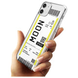 Moon Custom Space Travel Ticket iPhone Case   Custom Phone Case - Case Warehouse