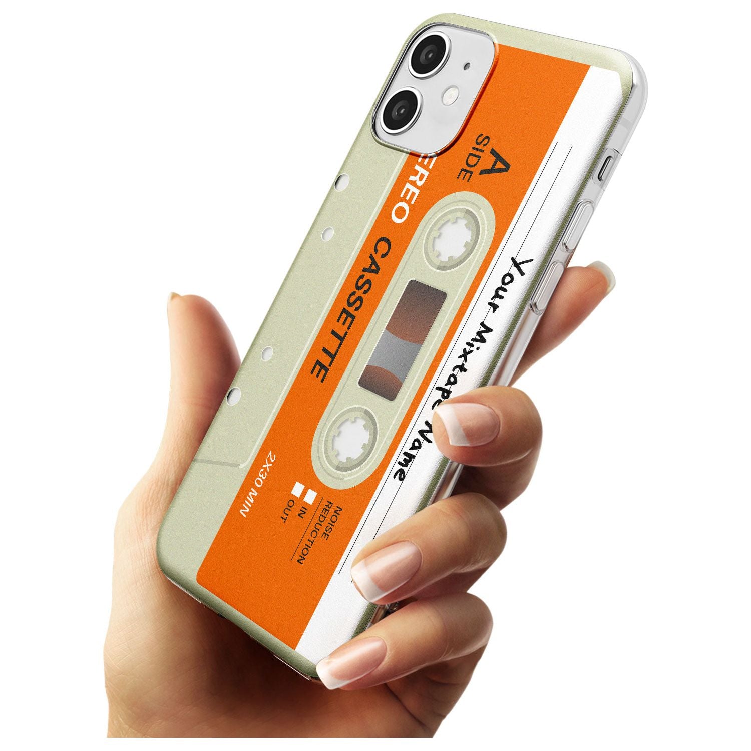Classic Cassette Black Impact Phone Case for iPhone 11