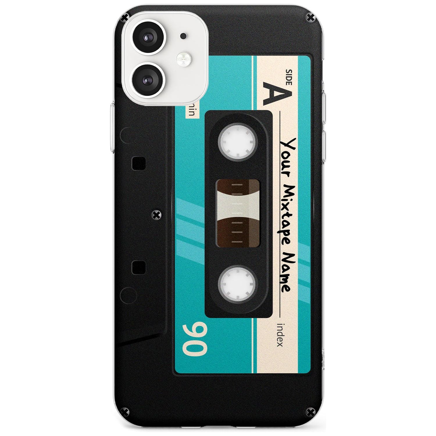 Dark Cassette Black Impact Phone Case for iPhone 11