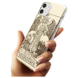 Temperance Tarot Card - Solid Cream Black Impact Phone Case for iPhone 11