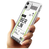 Berlin Boarding Pass iPhone Case   Custom Phone Case - Case Warehouse