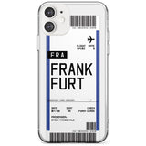 Frankfurt Boarding Pass iPhone Case  Slim Case Custom Phone Case - Case Warehouse