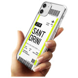 Santorini Boarding Pass iPhone Case   Custom Phone Case - Case Warehouse