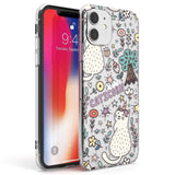 Caticorn pattern Phone Case iPhone 11 / Clear Case,iPhone 12 / Clear Case,iPhone 12 Mini / Clear Case Blanc Space
