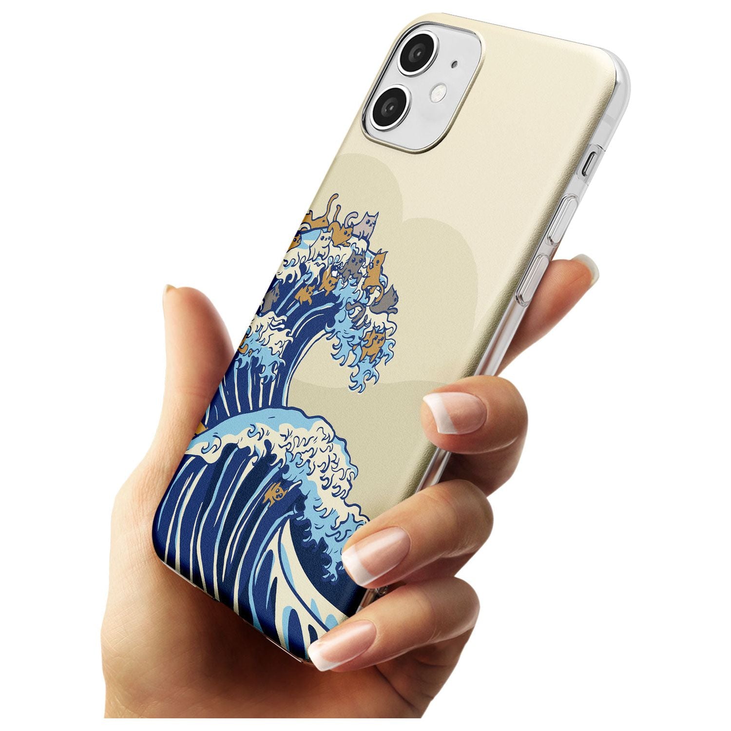 The Great Cat Wave Slim TPU Phone Case for iPhone 11