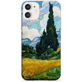 Wheat Field with Cypresses by Vincent Van Gogh Black Impact Phone Case for iPhone 11