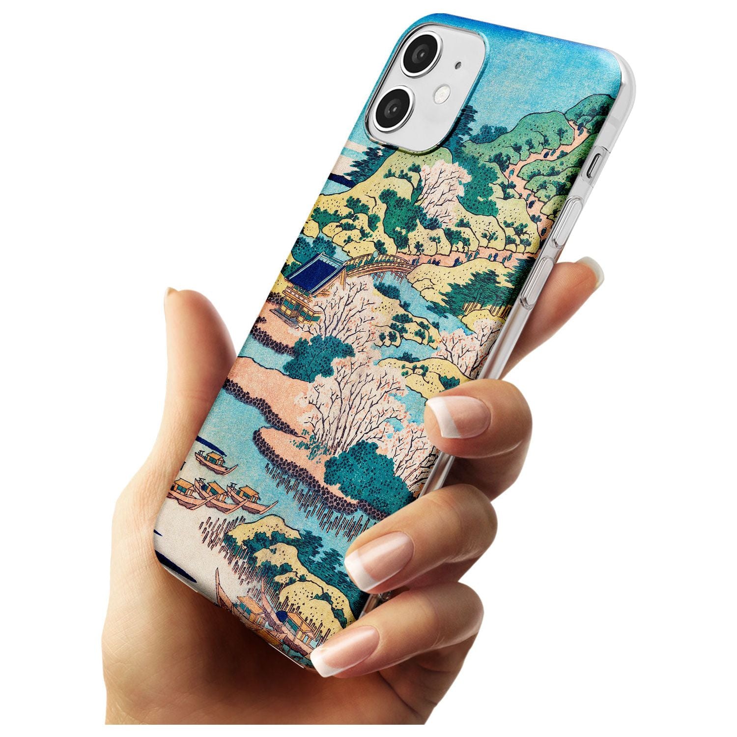 Coastal Community by Katsushika Hokusai  Black Impact Phone Case for iPhone 11