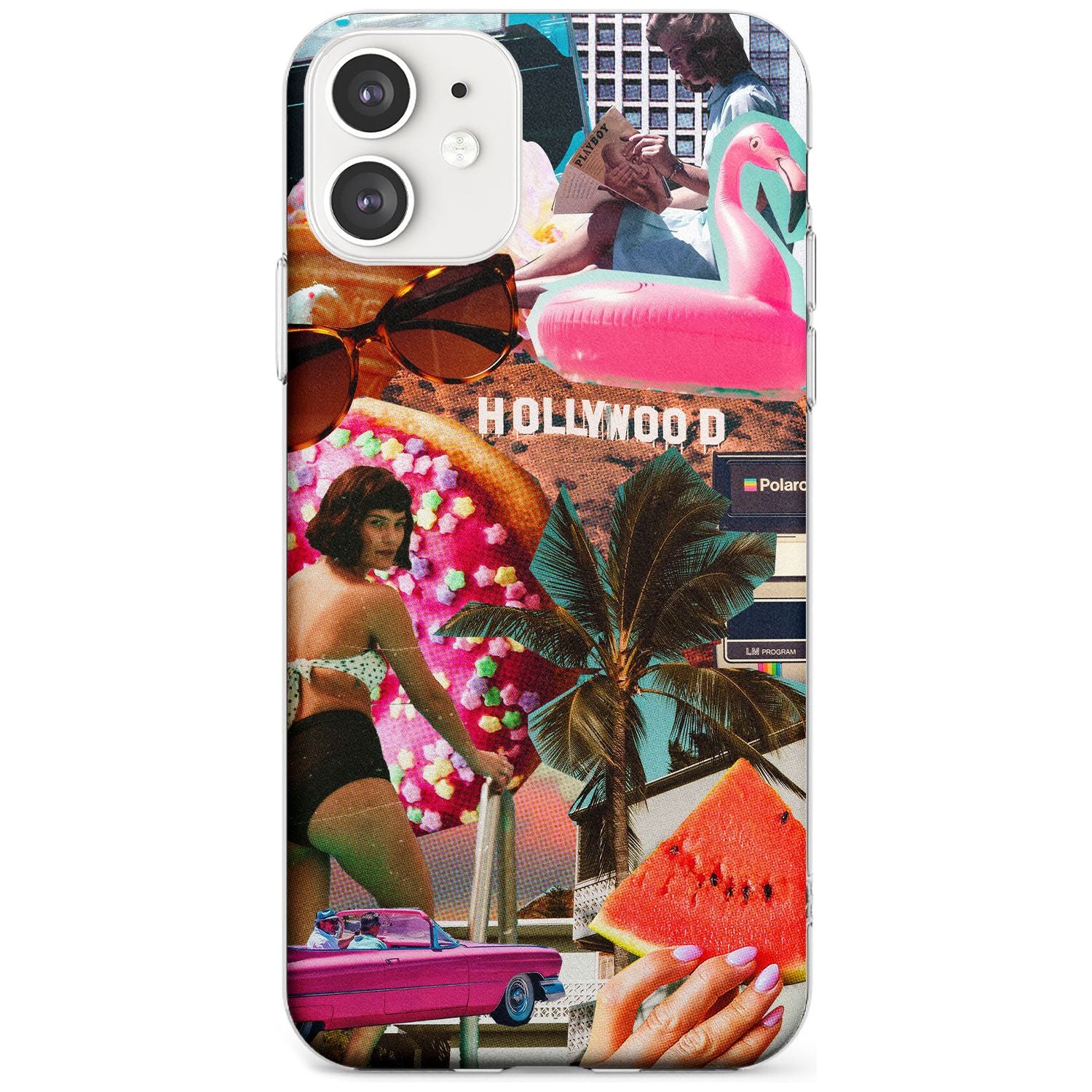 Vintage Collage: Hollywood Mix Slim TPU Phone Case for iPhone 11