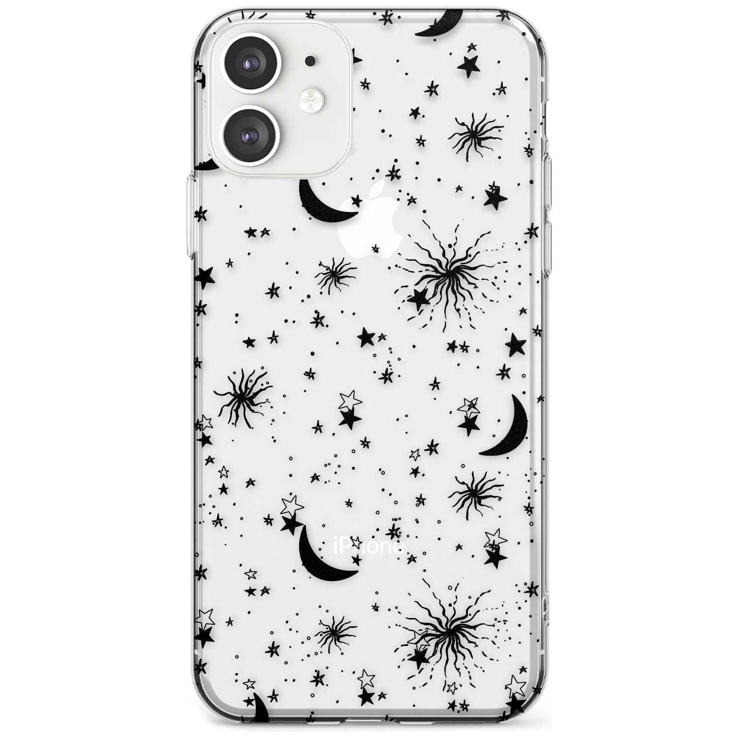Moons & Stars Slim TPU Phone Case for iPhone 11