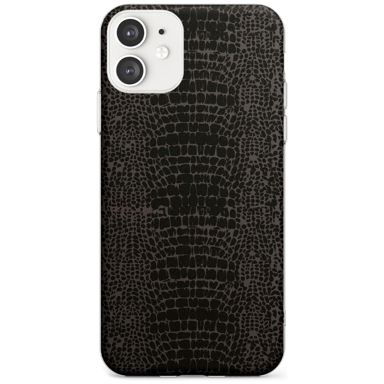 Dark Animal Print Pattern Snake Skin Slim TPU Phone Case for iPhone 11