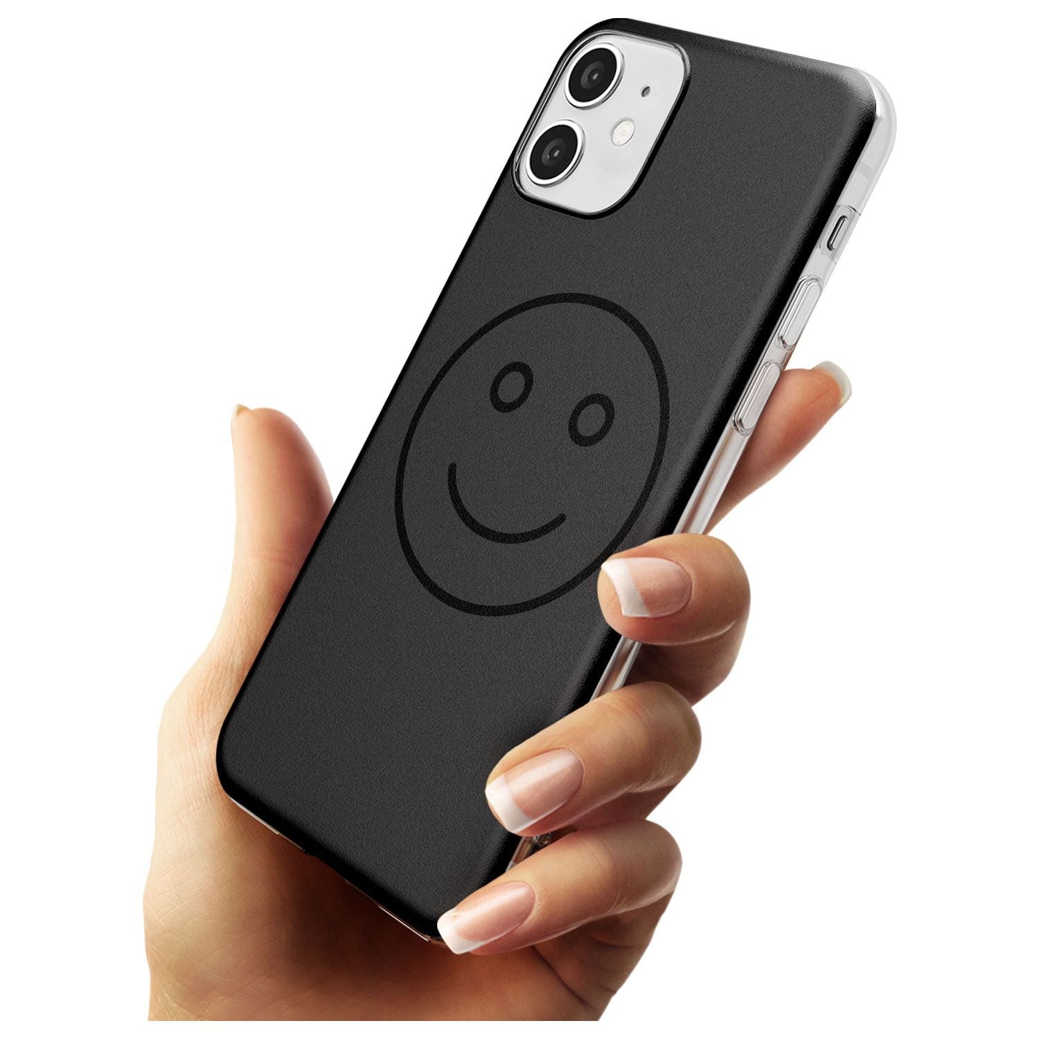 Dark Smiley Face Slim TPU Phone Case for iPhone 11