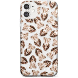 Cocker Spaniel (Brown) Watercolour Dog Pattern Phone Case iPhone 11 / Clear Case,iPhone 12 / Clear Case,iPhone 12 Mini / Clear Case Blanc Space