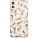 Golden Retriever Watercolour Dog Pattern Slim TPU Phone Case for iPhone 11