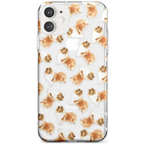 Rough Collie Watercolour Dog Pattern Slim TPU Phone Case for iPhone 11