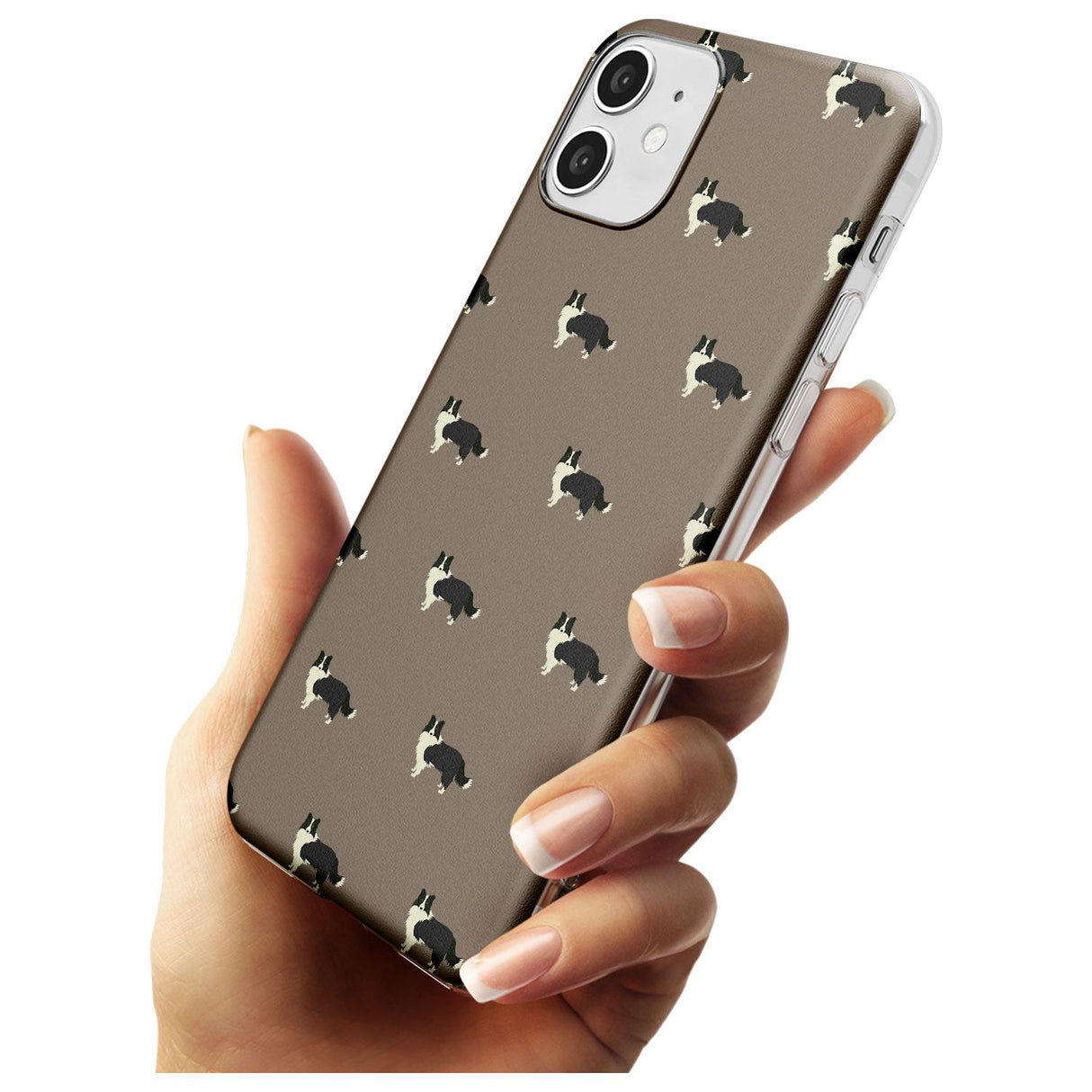 Border Collie Dog Pattern Slim TPU Phone Case for iPhone 11