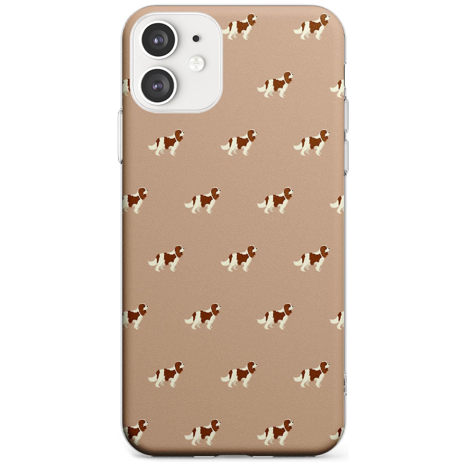 Cavalier King Charles Spaniel Pattern Slim TPU Phone Case for iPhone 11