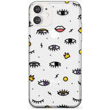 Eyes & Lips Icons iPhone Case  Slim Case Phone Case - Case Warehouse