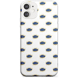 Gold Eyes Psychedelic Eyes Pattern Slim TPU Phone Case for iPhone 11