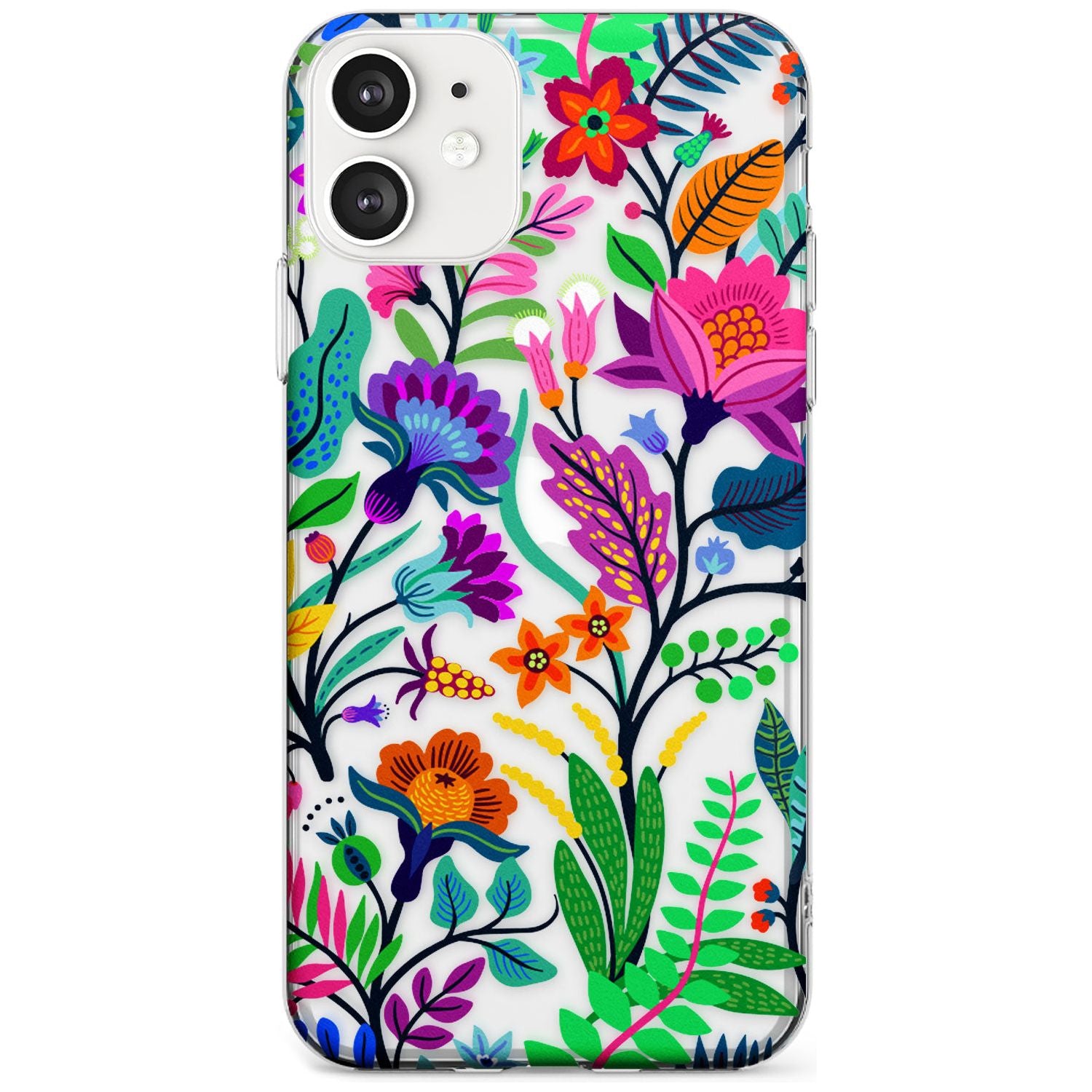 Floral Vibe Slim TPU Phone Case for iPhone 11