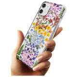 Wild Flower Stripe Design Slim TPU Phone Case for iPhone 11