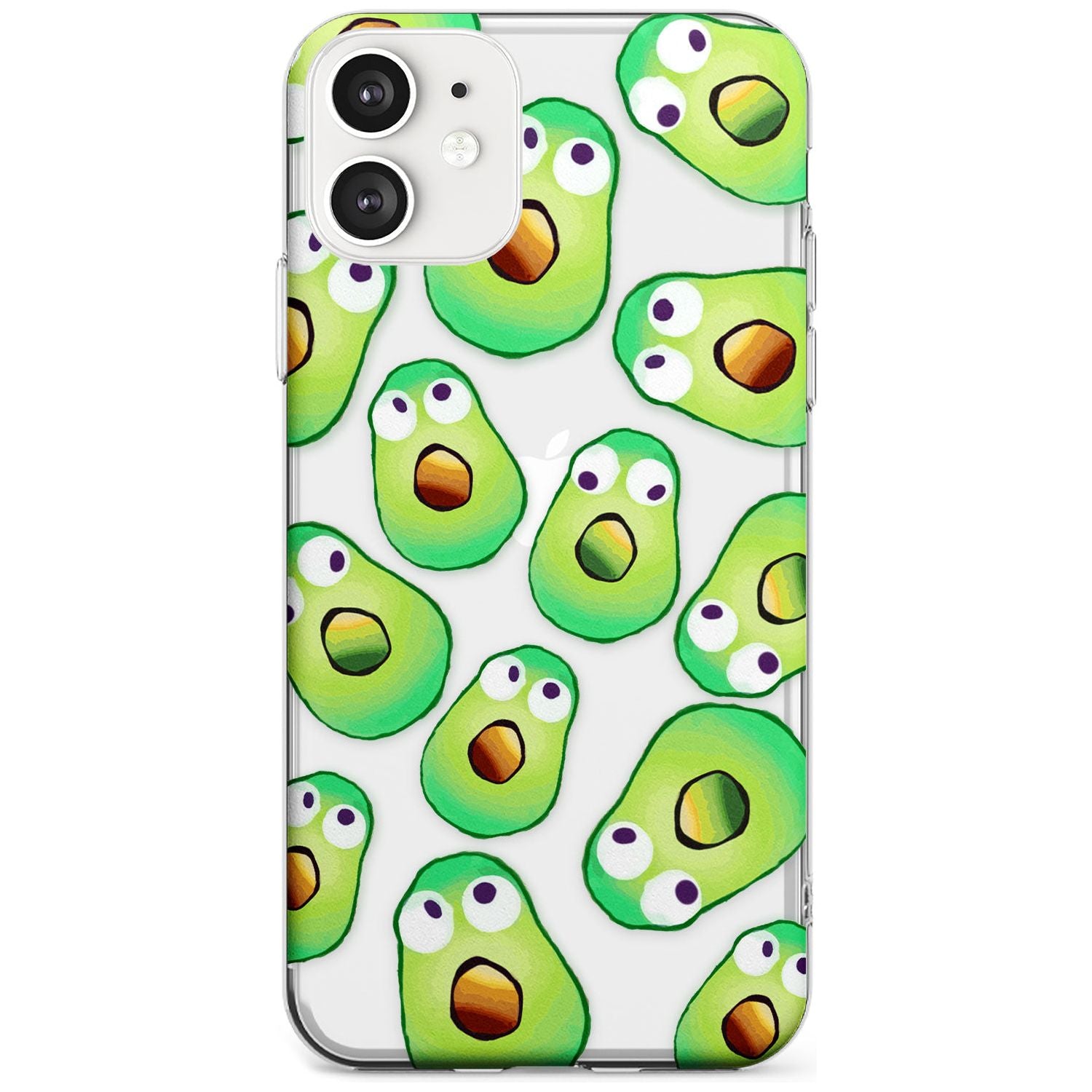 Shocked Avocados Slim TPU Phone Case for iPhone 11