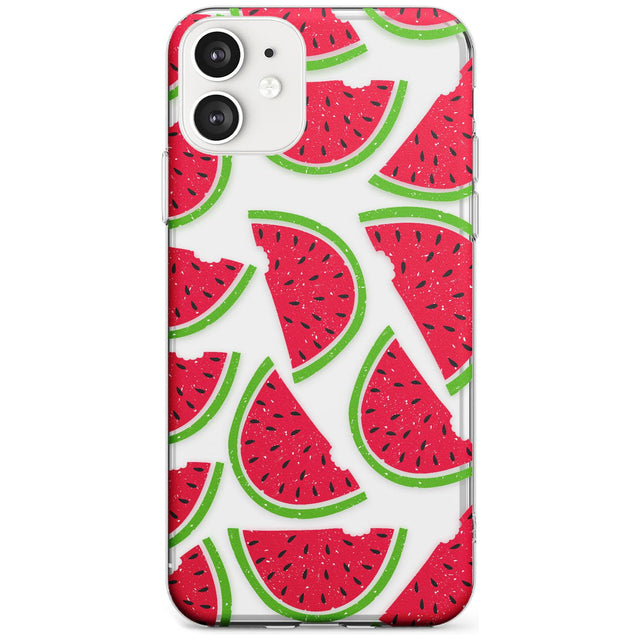 Watermelon Pattern Slim TPU Phone Case for iPhone 11