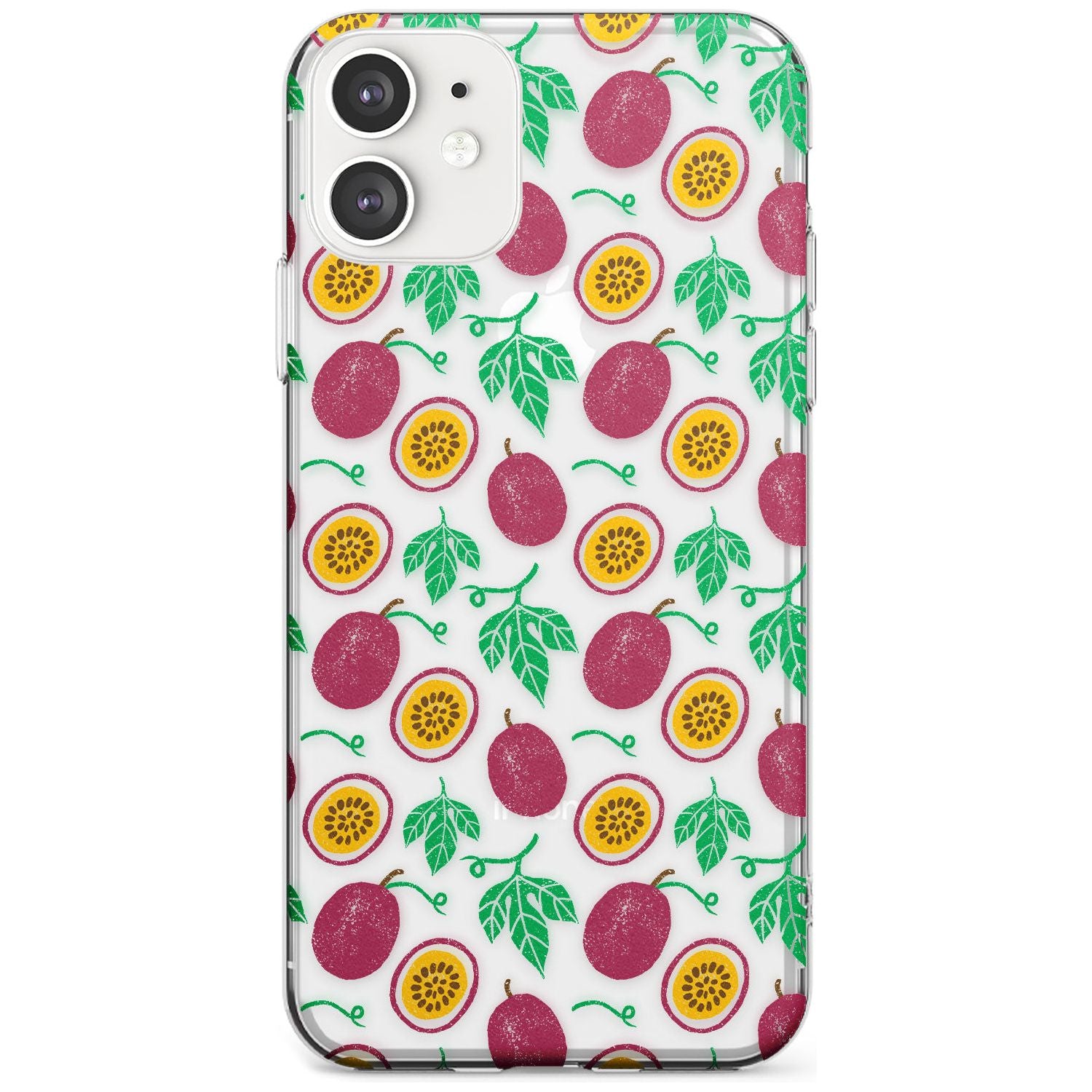 Passion Fruit Pattern iPhone Case  Slim Case Phone Case - Case Warehouse