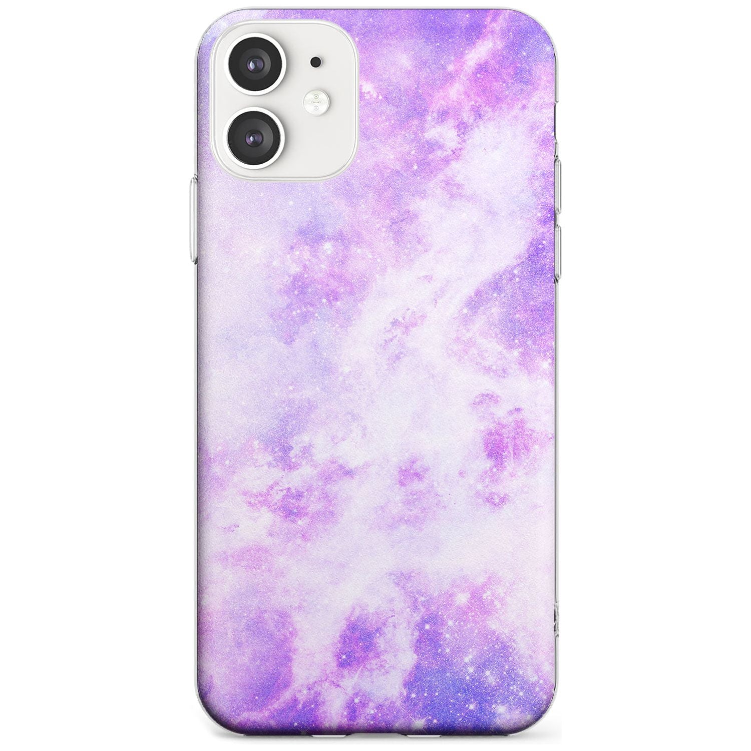 Purple Galaxy Pattern Design Slim TPU Phone Case for iPhone 11