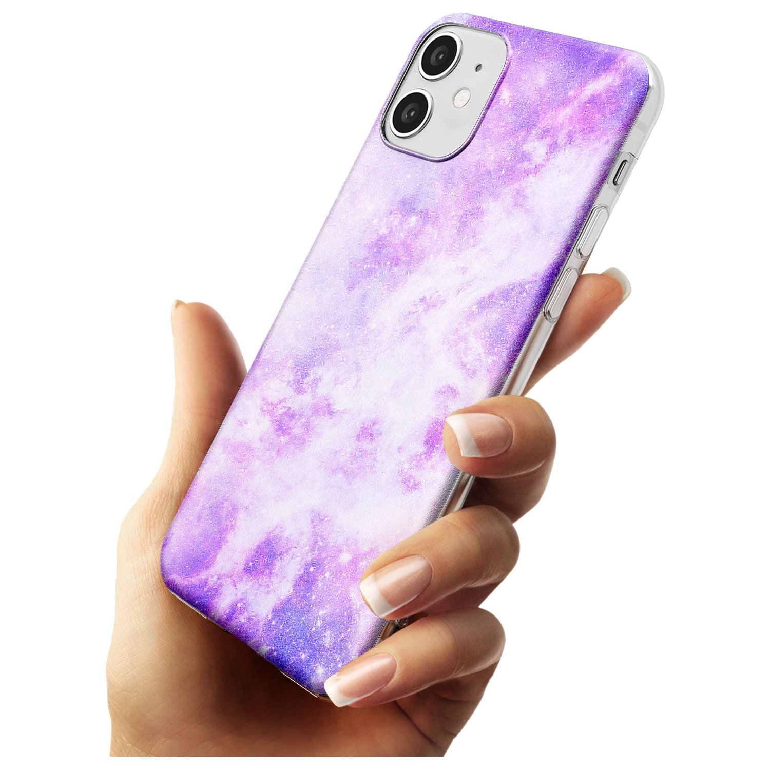 Purple Galaxy Pattern Design Slim TPU Phone Case for iPhone 11