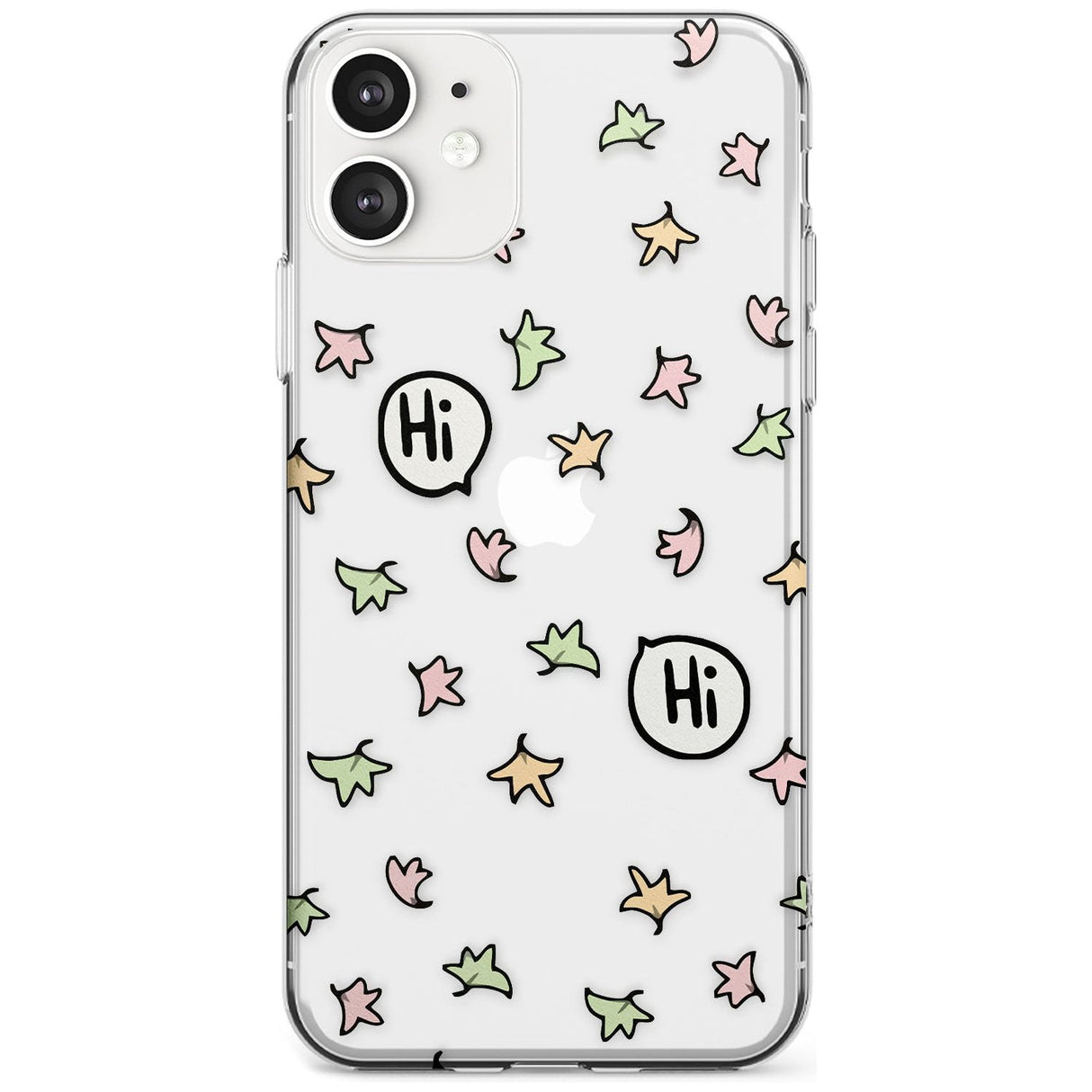 Heartstopper Leaves Pattern Slim TPU Phone Case for iPhone 11