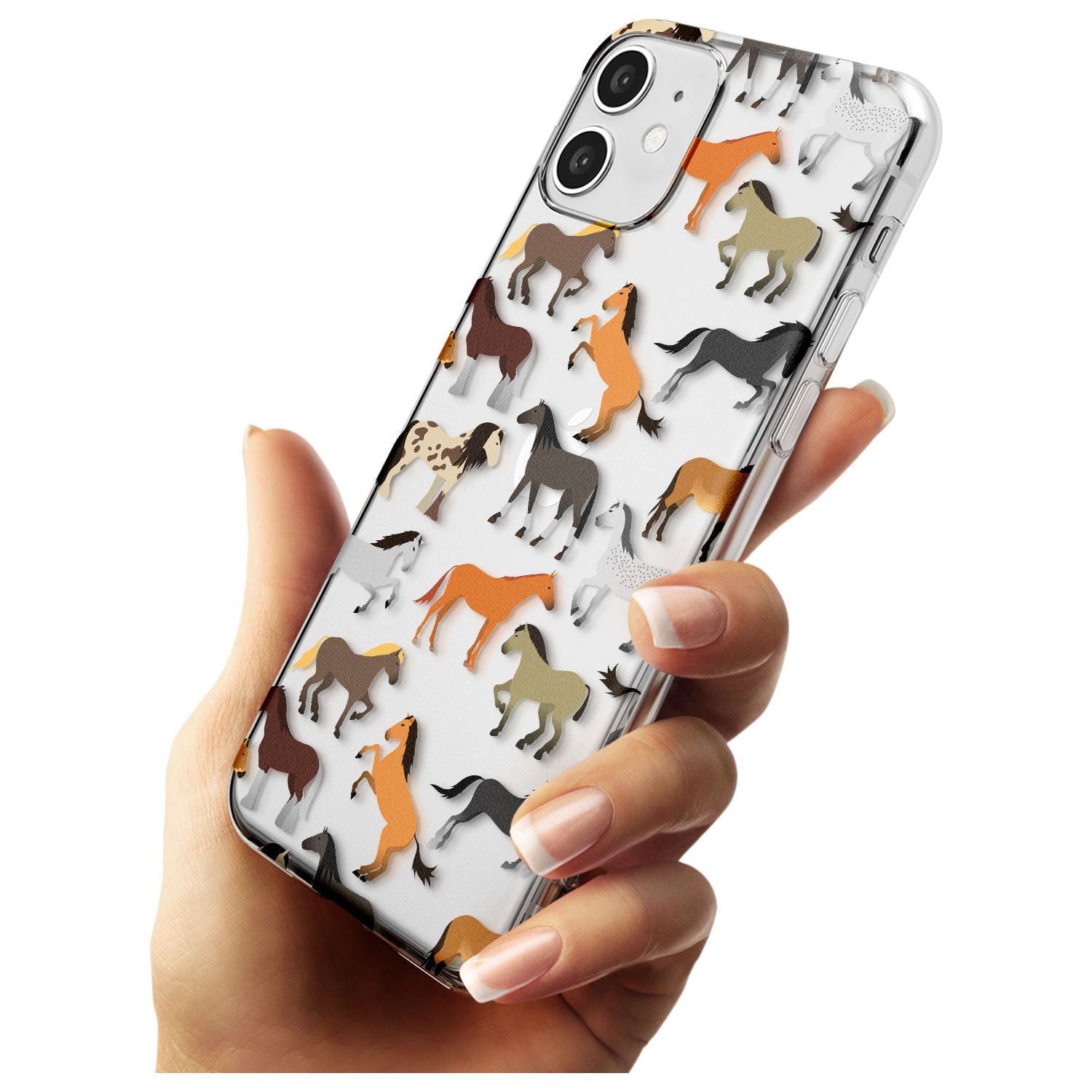 Horse Pattern Slim TPU Phone Case for iPhone 11