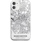 Map of Manchester, England Slim TPU Phone Case for iPhone 11