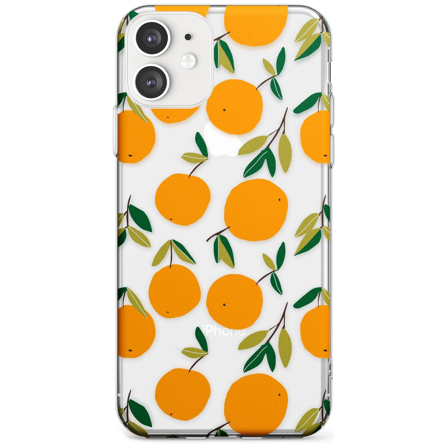 Oranges Pattern Slim TPU Phone Case for iPhone 11