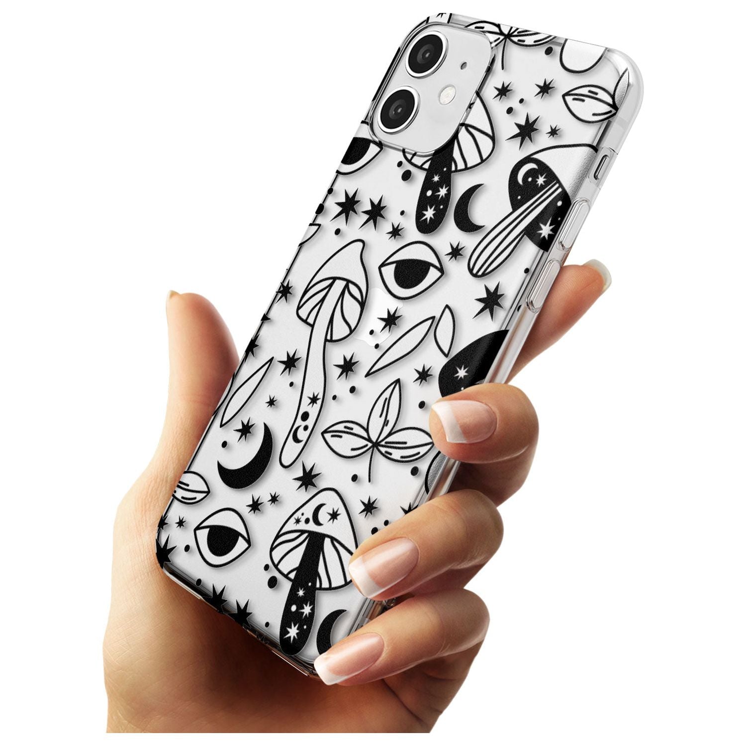 Psychedelic Mushrooms Pattern Slim TPU Phone Case for iPhone 11