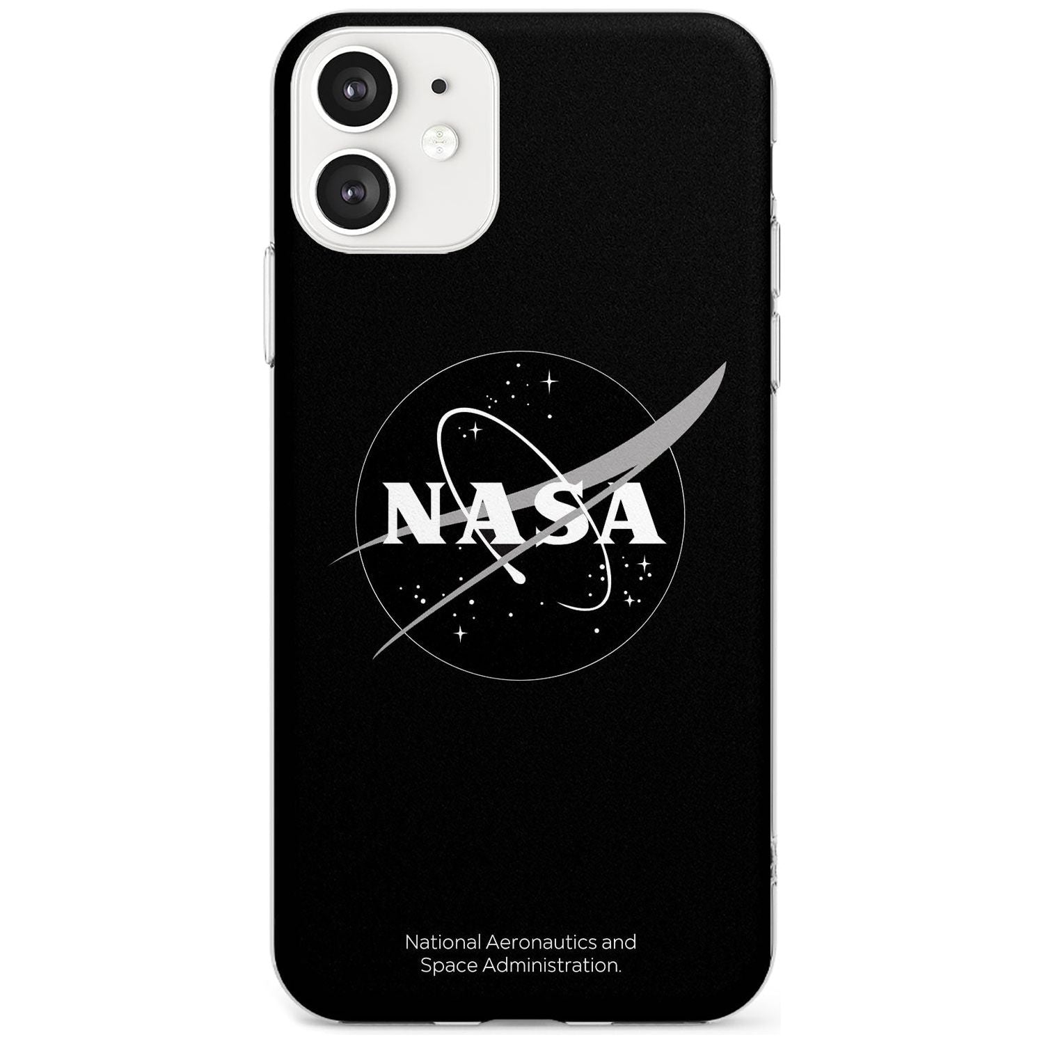Dark NASA Meatball Slim TPU Phone Case for iPhone 11